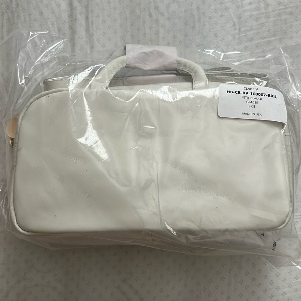 Clare V petite claude in white.